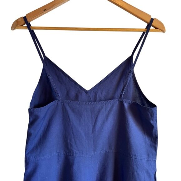 Uniqlo linen blend sleeveless wide leg cropped romper Sz XS excellent condition - Picture 12 of 15